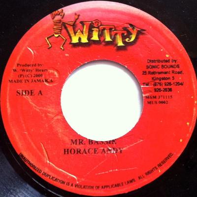 7inch Record HORACE ANDY  LITTLE JOHN  Mr. Bassie  Acting So Strange MSM371115MUS00 Witty 2000 Jamaica Reggae Ska  Dub Used