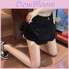 Denim Mini Skirt For Women High Waist Splicing Summer Ruffled Fashionable Casual For Teens