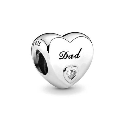 New Wife Sisters Best Friends Dad Love Heart Charm Bead Fit Original Fashion Bracelet Diy Jewelry For Women
