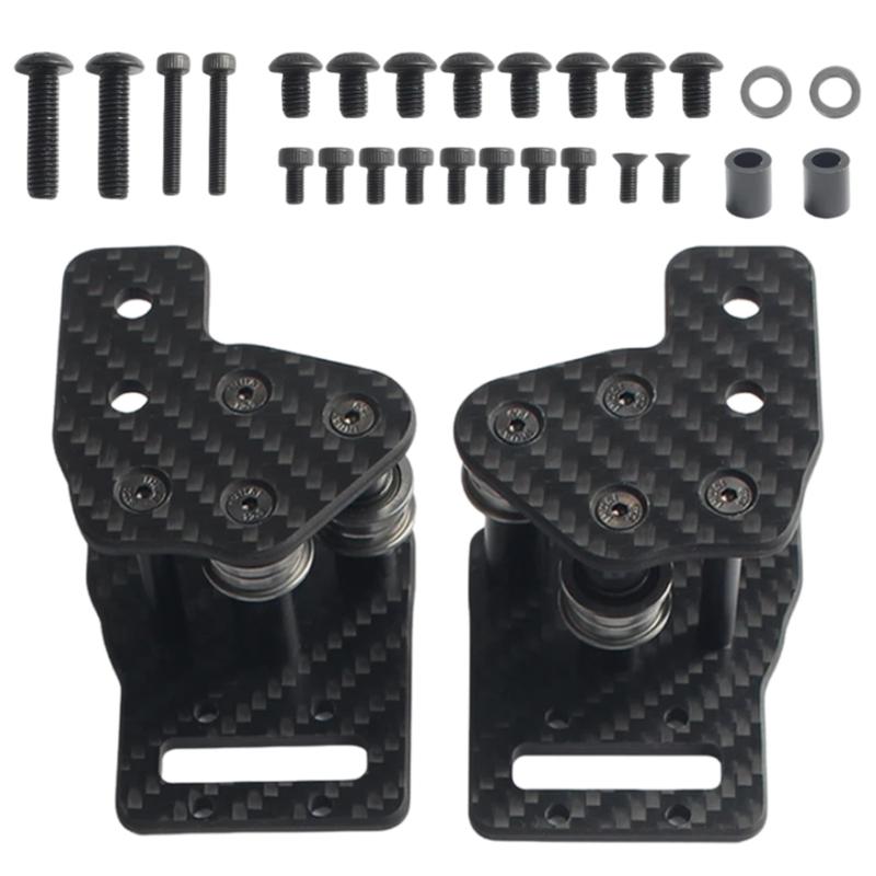 Machined Carbon Fiber XY Joint Connection Set for V2.4 Improve 3D Printers Functionality Light Weight