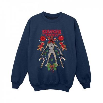 Netflix Boys Stranger Things Christmas Demogorgon Sweatshirt