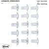 Front Headliner Garnish Moulding Clip Set of 15 for 20462090 Oldsmobile Cutlass