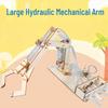 Wooden Hydraulic Arm Kit: Educational Physics Experiment for Kids