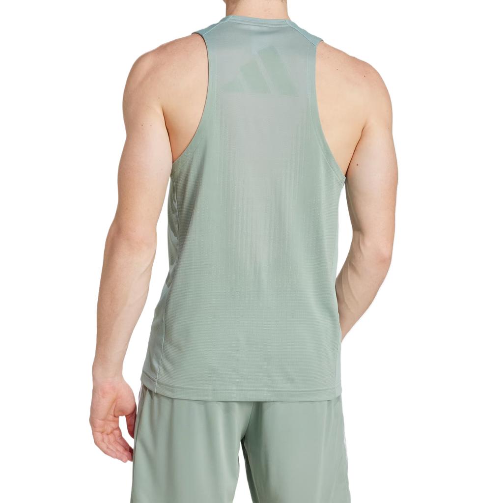 Adidas Airchill Tank Top Men's Silver Green JI8201