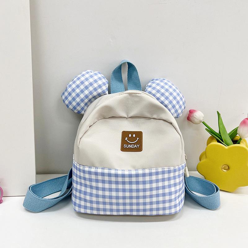 

2025 новый детский рюкзак детский сад для мальчиков и девочек с буквенным принтом маленький рюкзак модный легкий с защитой спины студенческая сумка