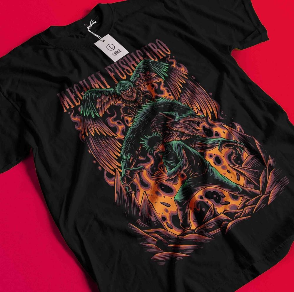 

Megumi Shirt Gojo Satoru T-Shirt Jujutsu Kaisen Tshirt Toji Tee Nanami Sukuna AA257 3XL