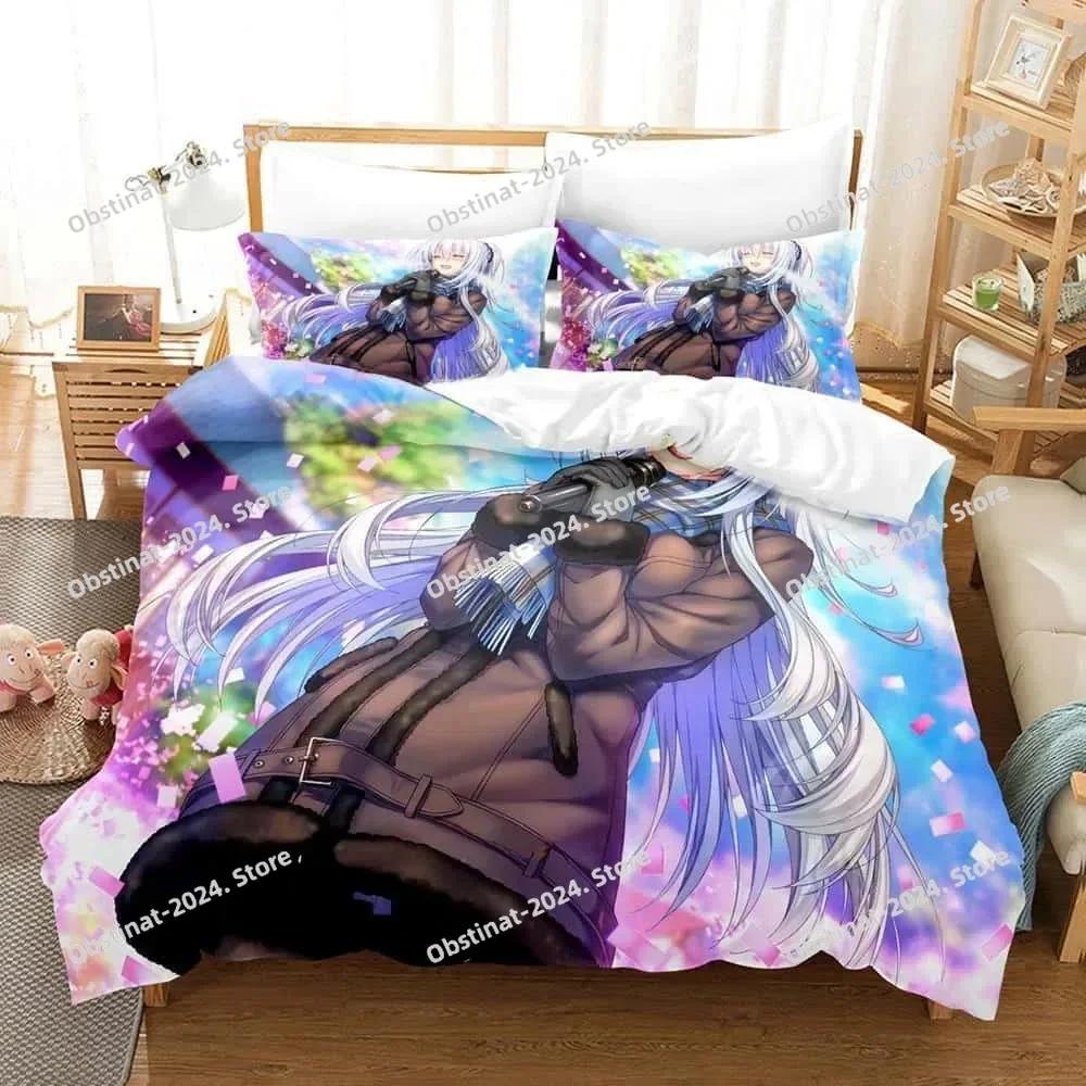 New 3d Print Anime Kawai Young Girls Amakano Beding Set Single Twin Ful Quen King-Sized Dimensionsd Dimensions Bed Linen Set Adult People Kid Bedrom