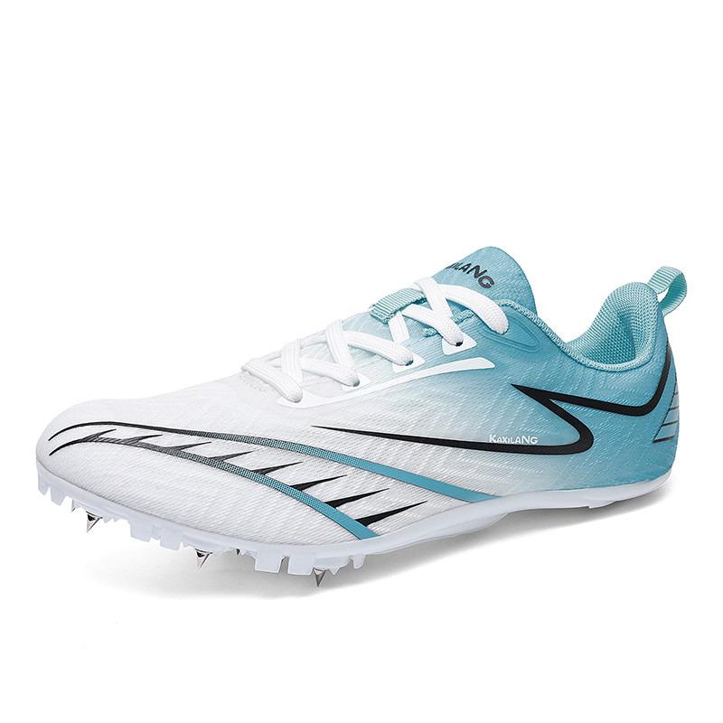 

Зеленые кроссовки с 8 шипами для легкой атлетики для мужчин и женщин, профессиональные шиповки для бега, унисекс, трековые кроссовки, сетчатые дышащие кроссовки для спринта, мужские 38