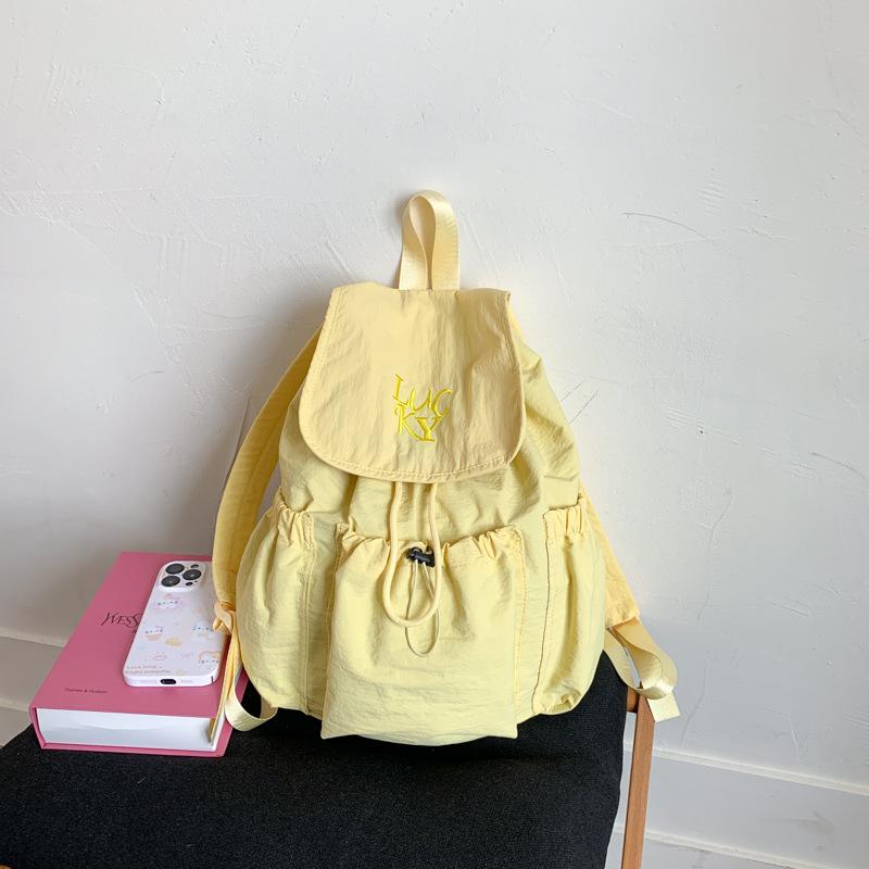 Nylon Cloth Backpack Women's Large-capacity New Casual Versatile Student Bag Mountaineering Bag Travel Backpack