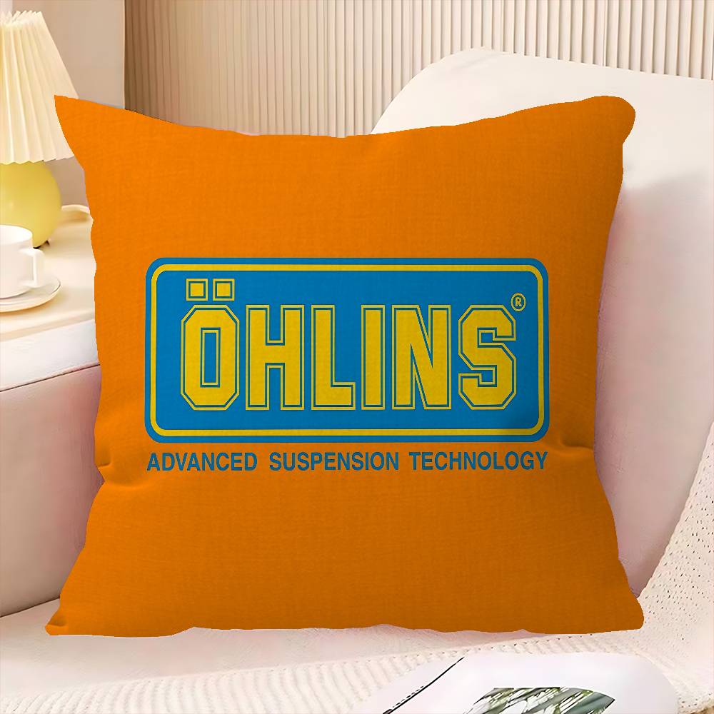 Ohlins LOGO Personalized picture text home decorative pillows Household Gifts 45x45cm