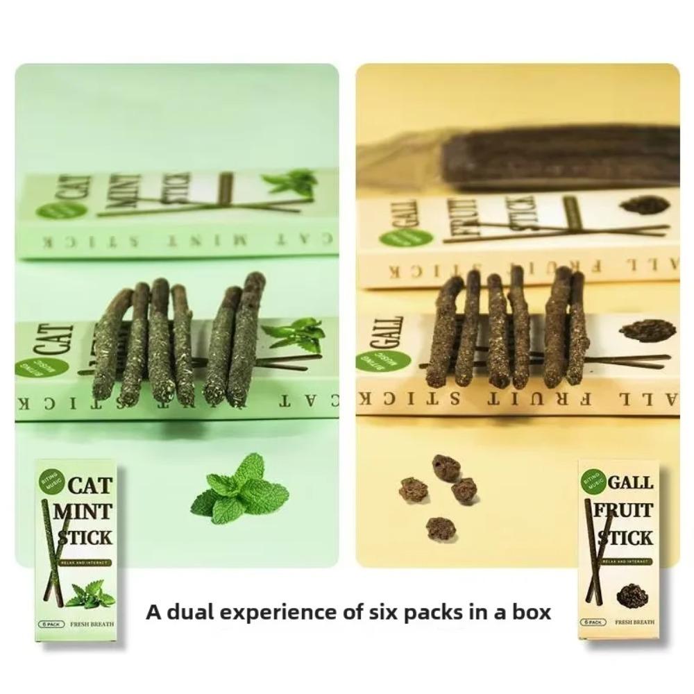 Natürlicher Matatabi Katzenstick Minze Gefangen Gebissen Aufregende Stöcke Silberrebe Für Katzen Zahnpflege Behandeln Haustierbedarf