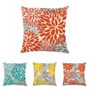 Elegant Waterproof Flower Printed Cushion Cover With Oilproof And Dustproof Features For Stylish Home Decor