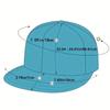 Stylish and Simple Seven-piece Spliced Light Plate Baseball Cap for Men and Women Outdoor Mesh Summer Shade Breathable Flat Rim