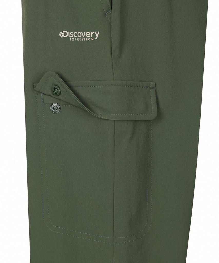 DISCOVERY EXPEDITION Women'S Stretch Woven Training Semi-Wide Cargo Pants (D/Khaki)