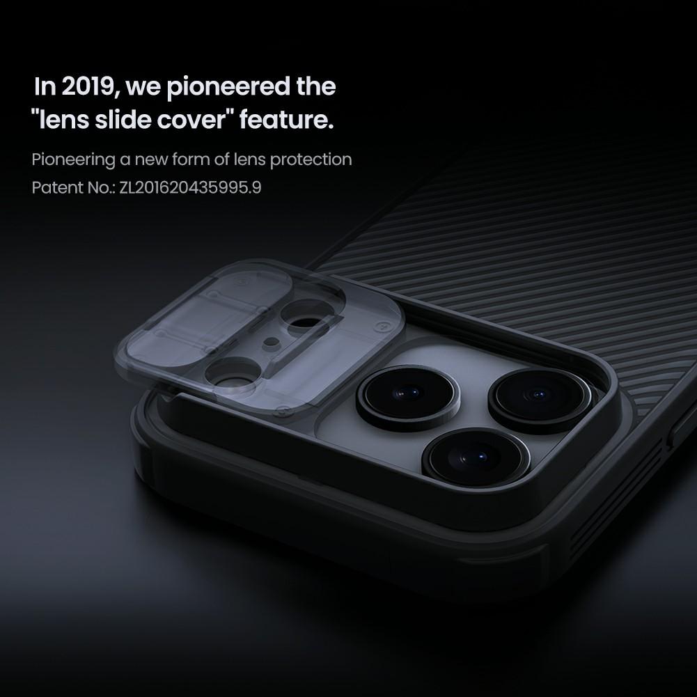NILLKIN Camshield Pro Series For iPhone 17 Pro Case TPU + PC Clear Black Phone Cover with Camera Slider