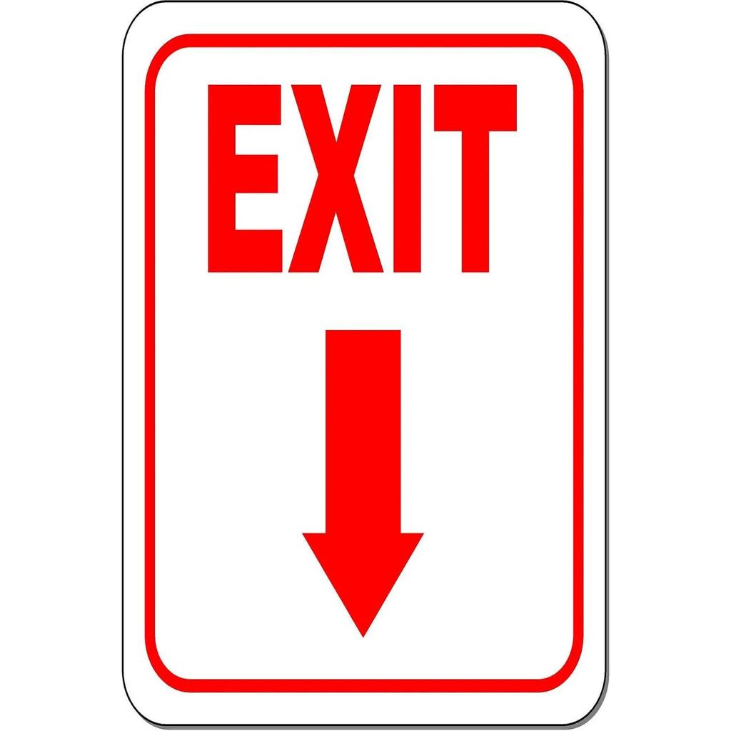 Vintage Exit Entrance Turn Arrow Metal Tin Signs Posters Plate Wall Decor for Bars Garage Cafe Clubs Pubs Retro Poster Plaque