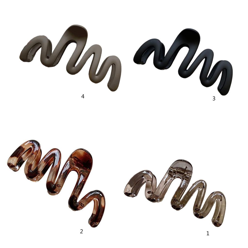 Presilha de Cabelo Garra Clipe Grande Acessório de Cabeça Presilha de Cabelo Garra Elegante Suporte de Cabelo Largo Presilhas Grampo de Cabelo Fixação Forte para Meninas