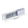 Car Electronic Clock Thermometer LCD Time Temperature 2-in-1 Suction Cup Car Interior Accessories Celsius Fahrenheit Switchable