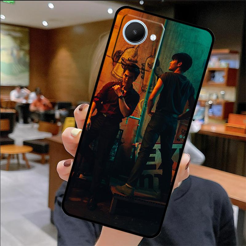 KinnPorsche The Series Case For Realme C75 C67 C61 C55 C53 C51 C21Y C25S 10 11 12 13 14 Pro Plus GT 6T 6 5 GT7 Pro