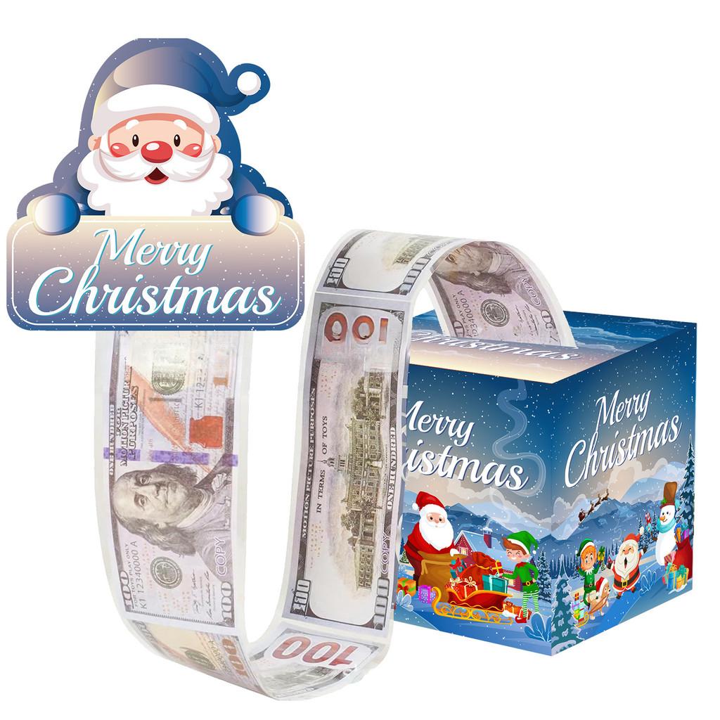 Christmas Claus Santa Party Props Gift Box With Paper Material Decor Events