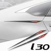 2ks nálepek na auto TPU autodoplňky para auto pro Hyundai i10 i20 i30 i40