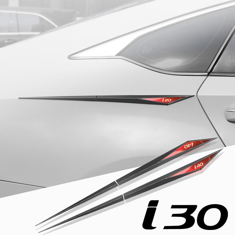 2pcs car stickers TPU car accessories para auto for Hyundai i10 i20 i30 i40