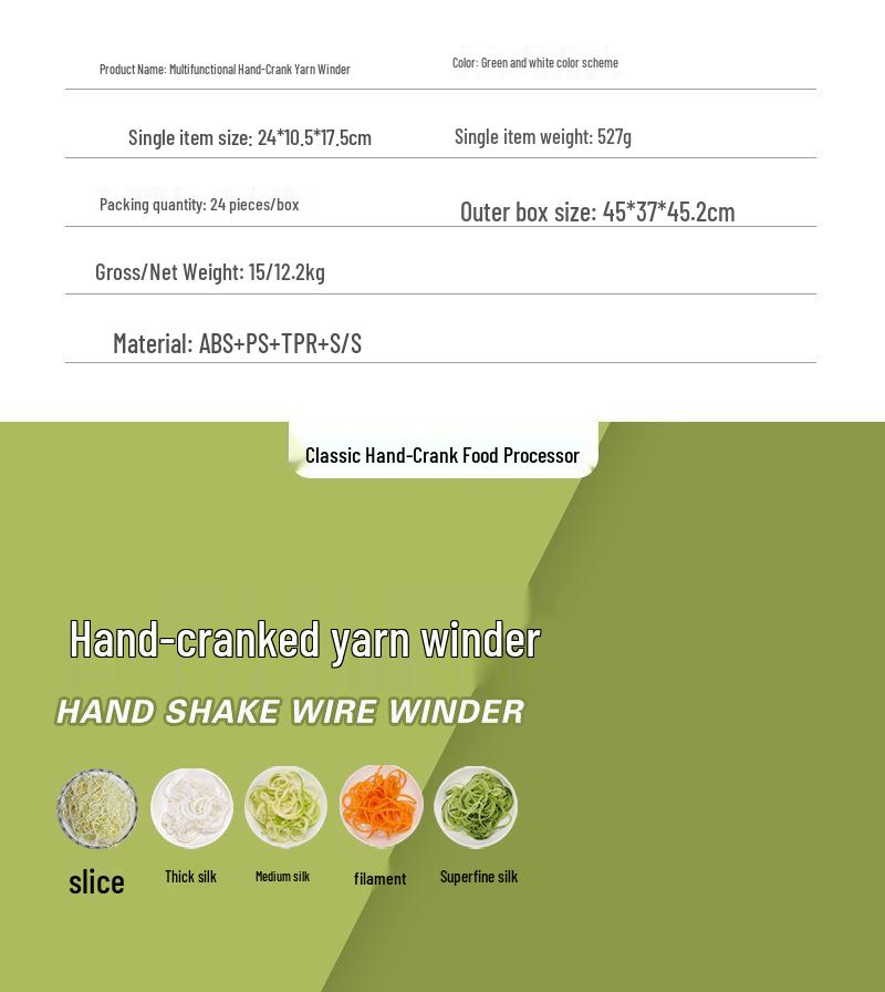 Internet-Famous Potato & Radish Shredder for Hot Pot