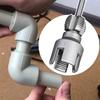 Pipe Threader Integrated Pipe Threading Tool Cutter Anti-Slip Attachment Extractor Cutting Drill Repair Plumbing Expansion for