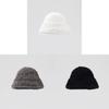 Women's Plush Bucket Hat Winter New Fashion Thickened Face-lifting Warm Ear-protecting Casual Simple Fisherman Hat