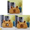 Capybara Plush Pen Case With Large Capacity For Kids And Teens Stationery Storage Bag