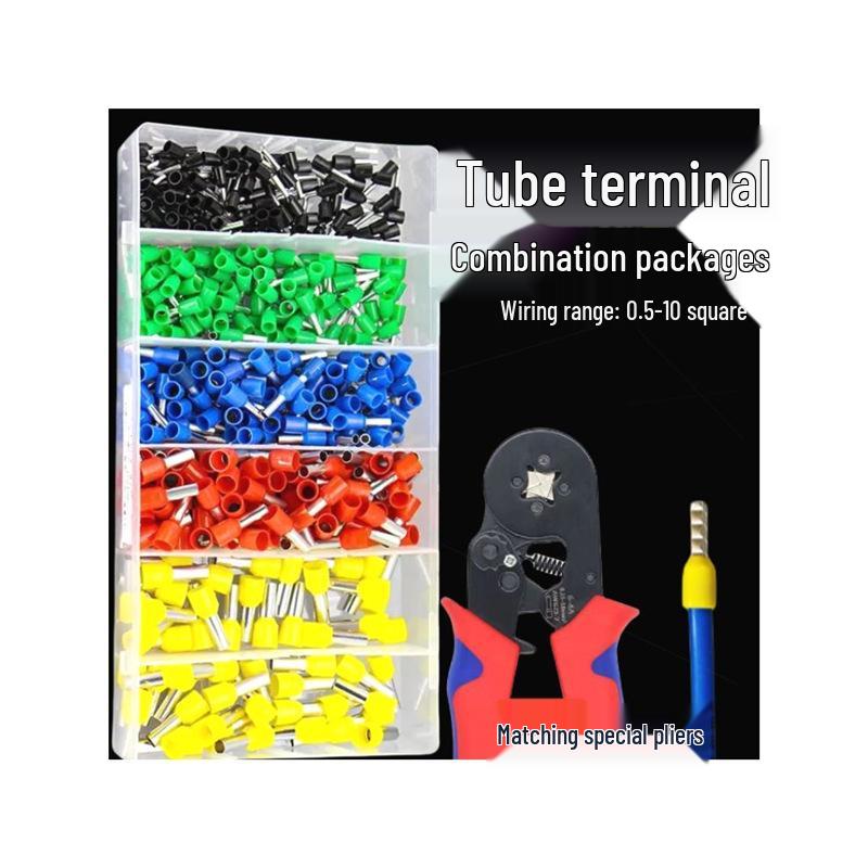 Self-Adjusting TE Terminal Crimping Pliers Set for Electricians