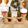 Christmas Gingerbread Man Tree Light Cover & Wine Bottle Decoration