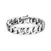 High Quality Retro Punk Minimalist Stainless Steel Male Cuban Bracelet Geometric Gold Plated for Men's Anniversary