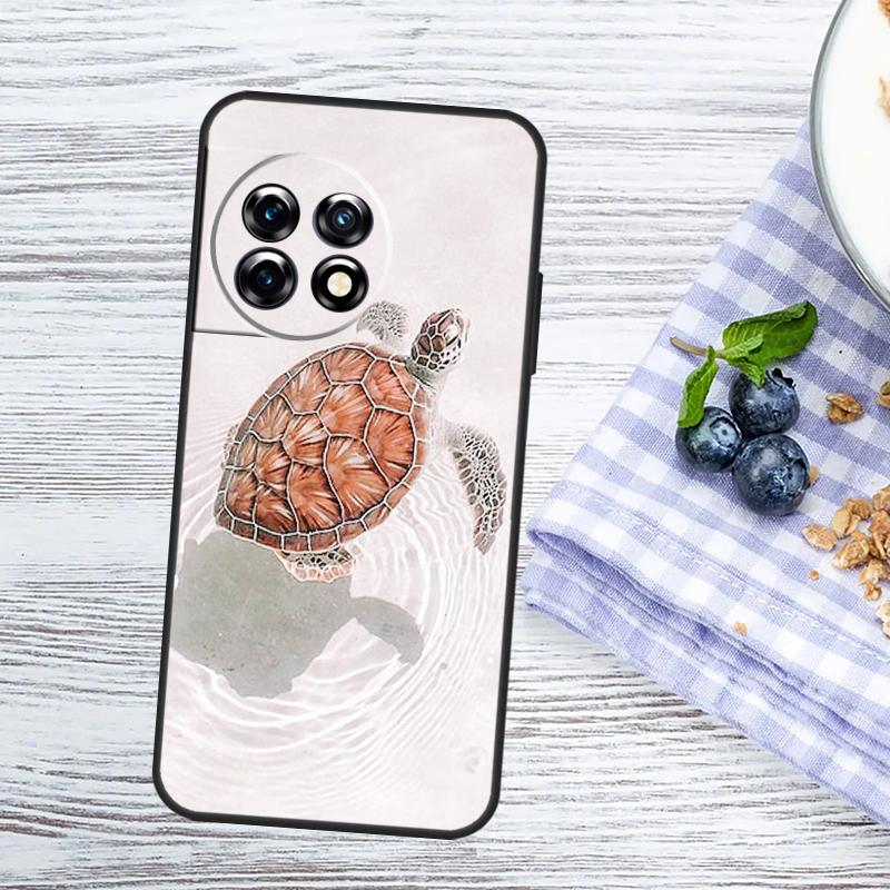 warming green turtles Case For OnePlus Nord CE 5 4 3 2 Lite N20 N30 OnePlus 15R 13T 13R 12R 10T 10R 11 13 15 Cover