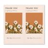 50pcs Flower Thank You Stickers Seal Labels For Gift Or Commodity Decor Stickers Small Business Packaging Sealing Stickers