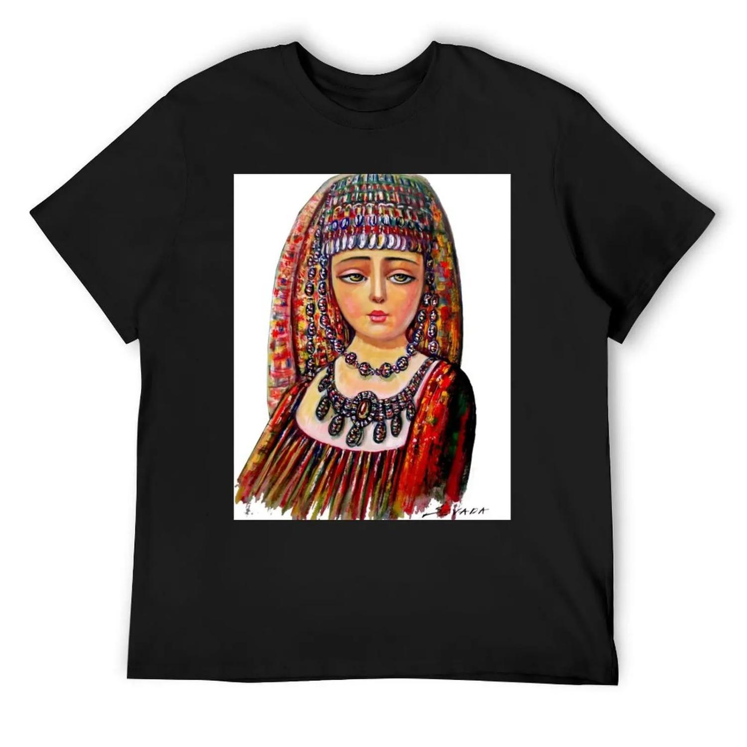 

The Armenian Girl (cropped) T-Shirt luxury t-shirt plain anime stuff luxury designer heavy weight t shirts for men XXXXXL чорний