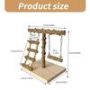 Ladder Toy for Bird Perch Stand Grinding Scratchers Perch Swing Molar Chew Toy for Parrots Parakeets Toy Bird