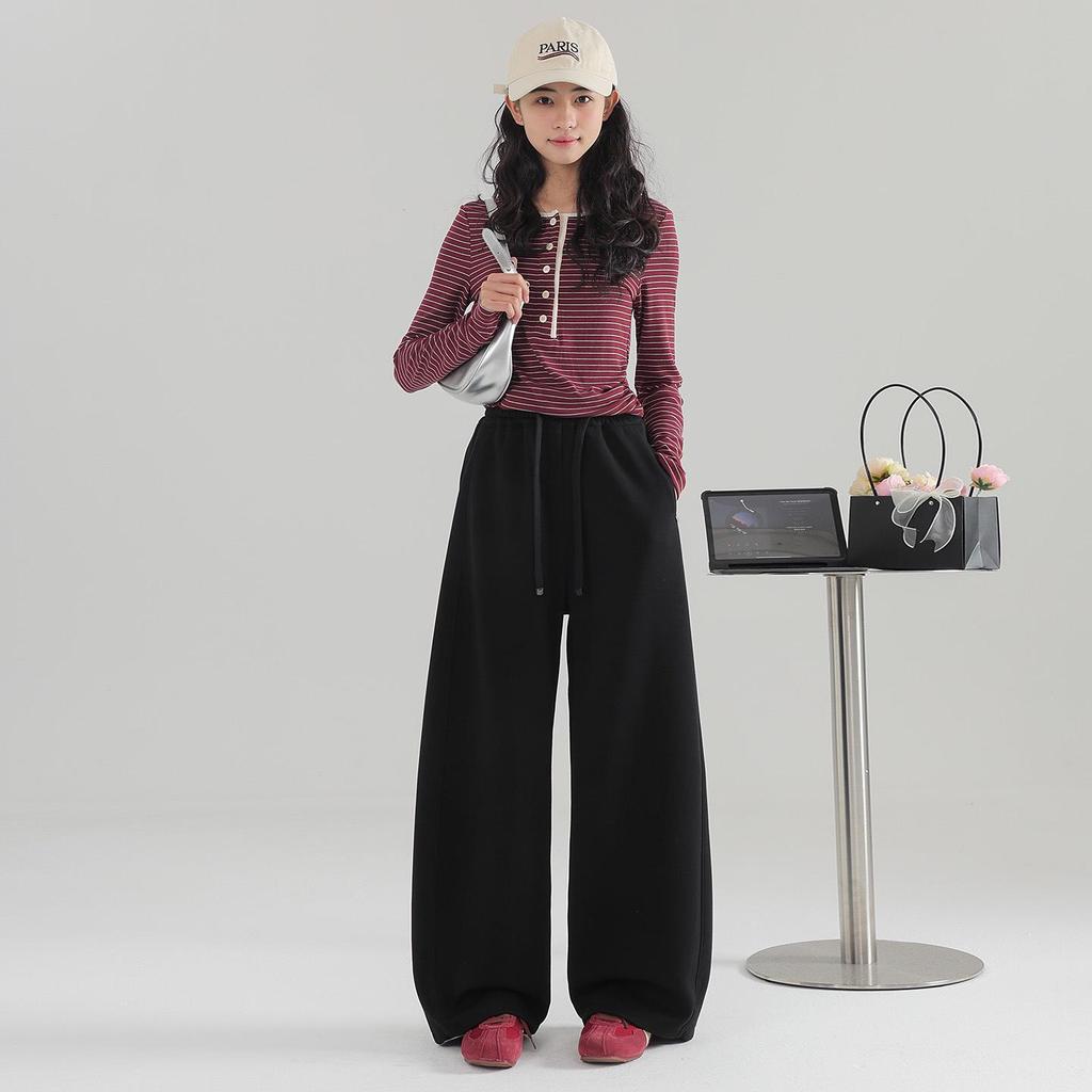 Girls' Wide-Leg Pants: Spring & Autumn Casual for Teens & Big Kids