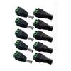 12V DC Power Connector, Male Female 5.5mm X 2.5mm Barrel Jack Connector for CCTV Security Camera Led Strip Wire Ends Plug