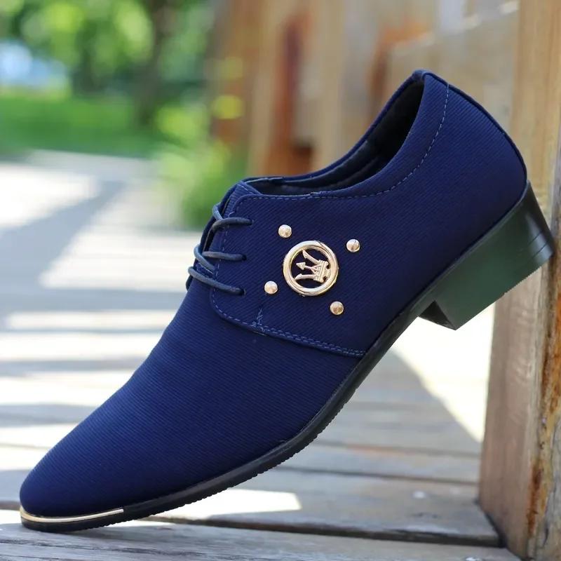Moda Lujo Hombres Zapatos de Vestir Coloridos Zapatos de Cuero PU Moda Masculina Zapatos Italianos de Negocios Sapato Social Masculino Zapatos De Hombre