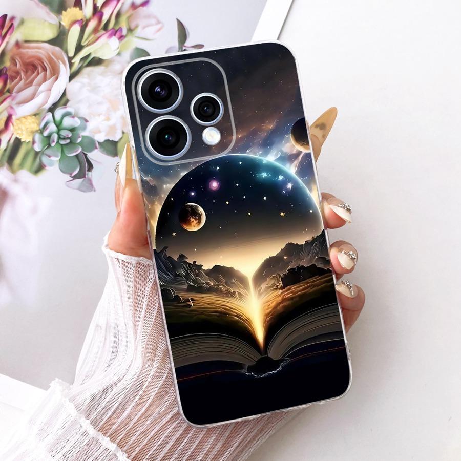 For OPPO Reno15 Reno 15F Case Cute Cat Painted TPU  Phone Case for OPPO Reno15 F Reno 15 CPH2825 Protective Soft Silicone Capa