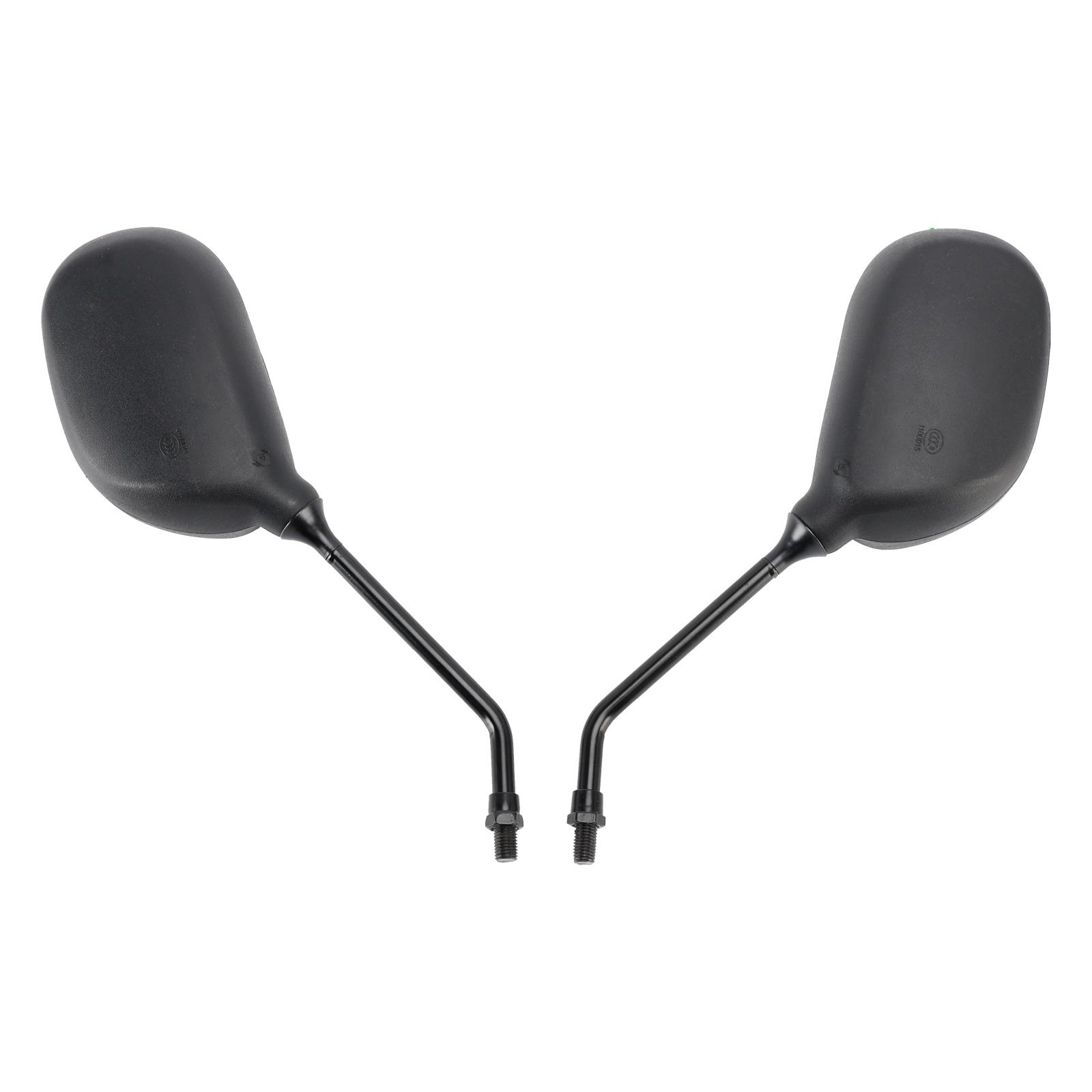

Rear View Mirror Pair Black For Yamaha YBR 125 YBR125 Handlebar Screw-in Fit