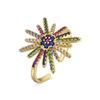Ring - LUXENTER - Daob - Multicolored Zirconia - 18-karat Gold - Width 19.4 Mm