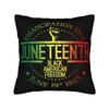 Juneteenth Day June Th African American Pride Pillow Cover Printing Cushion Cover Decoration Pillow Case Cover Bedroom