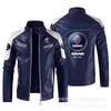 Hot men's clothing European size vauxha motorcycle leather jacket racing suit men's PU leather jacket jacket
