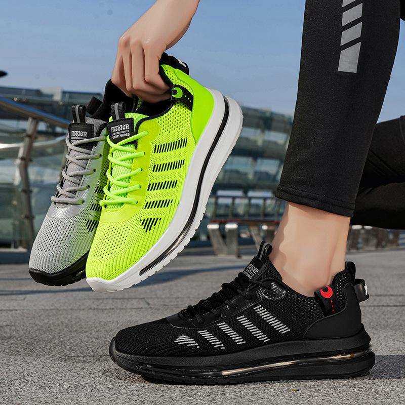 Men's Shoes Spring and Summer Lightweight Soft-soled Breathable Mesh Shoes Large Size Comfortable Versatile Sports Casual Shoes Wear-resistant Running
