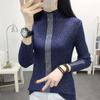 Women's Fall and Winter Knitted Half-high Neck Bottoming Shirt Slim Pullover Sweater