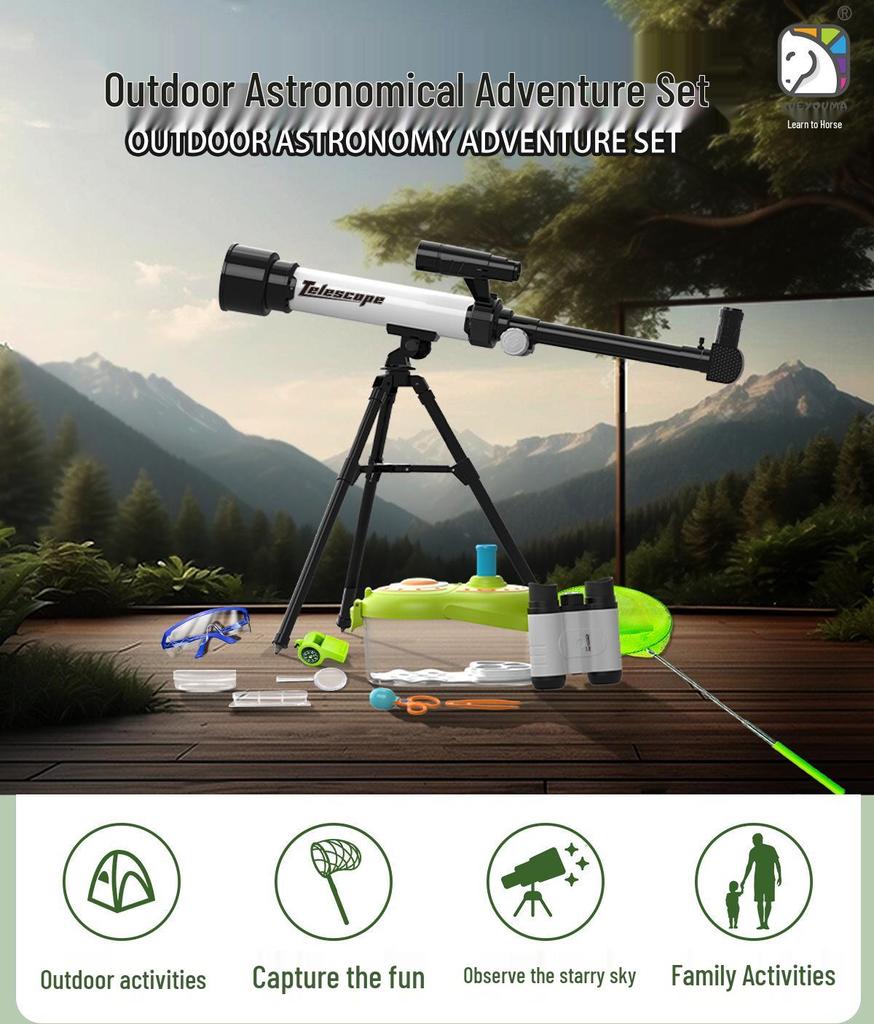 Portable STEAM Astronomical Telescope for Kids