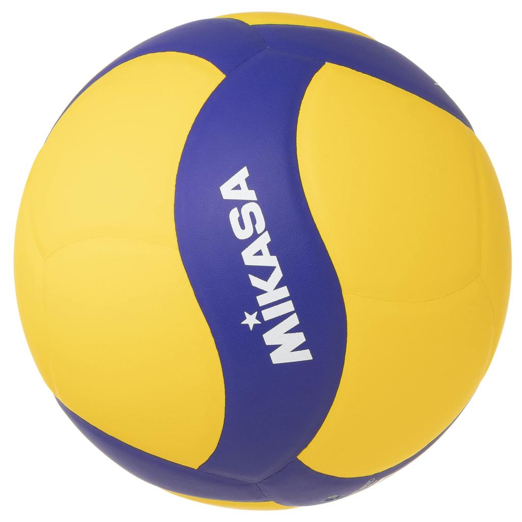 MIKASA Minge de Volei de Antrenament Mărimea 5 pentru și Presiune Internă Recomandată Adulți, Colegii, Școli, Galben/Albastru, V330W, 0.3 (kgf/cm2)