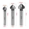 Countersink Drill Bit Rustproof Set 3 Flutes 6 Pcs